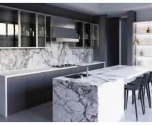 Пристенная панель Слотекс 8055/SL Brazilian marble